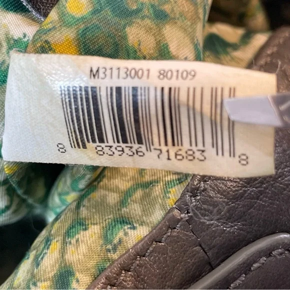 Marc by Marc Jacobs Gray Green Patent Leather Snakeskin Hobo Shoulder Tote Bag - Picture 16 of 16